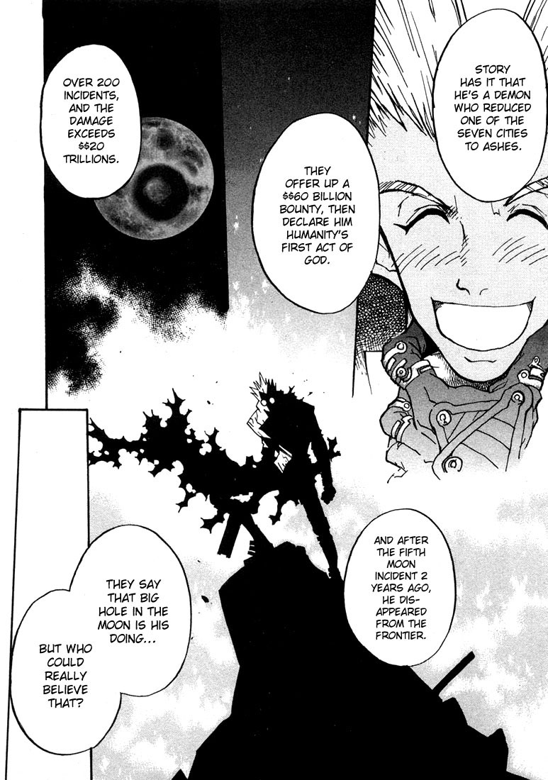 Trigun MAXIMUM Chapter 1 page 13 - Chapter 1: Hero Reborn