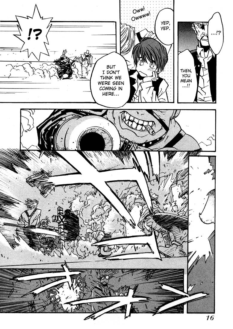 Trigun MAXIMUM Chapter 1 page 16 - Chapter 1: Hero Reborn