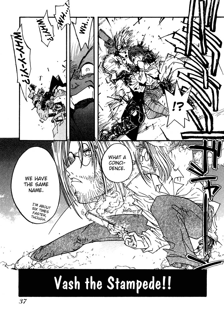 Trigun MAXIMUM Chapter 1 page 37 - Chapter 1: Hero Reborn