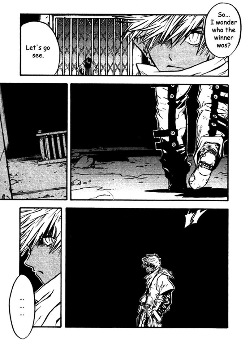 Trigun MAXIMUM Chapter 28 page 14 - Chapter 28: The City, and Then the Banquet of Dogs