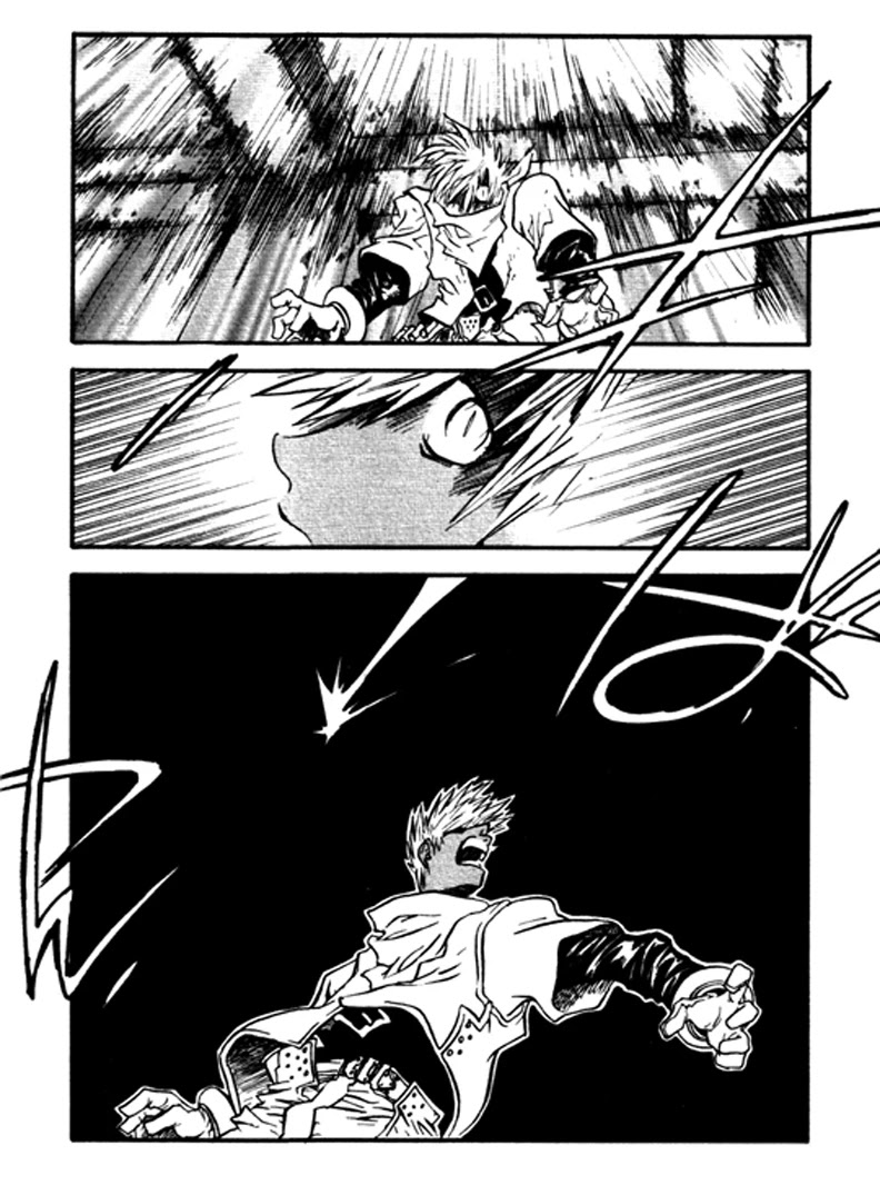 Trigun MAXIMUM Chapter 28 page 17 - Chapter 28: The City, and Then the Banquet of Dogs