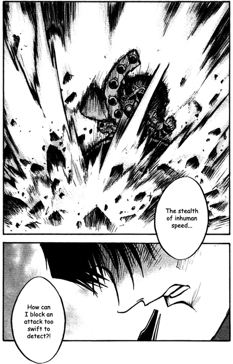 Trigun MAXIMUM Chapter 28 page 22 - Chapter 28: The City, and Then the Banquet of Dogs