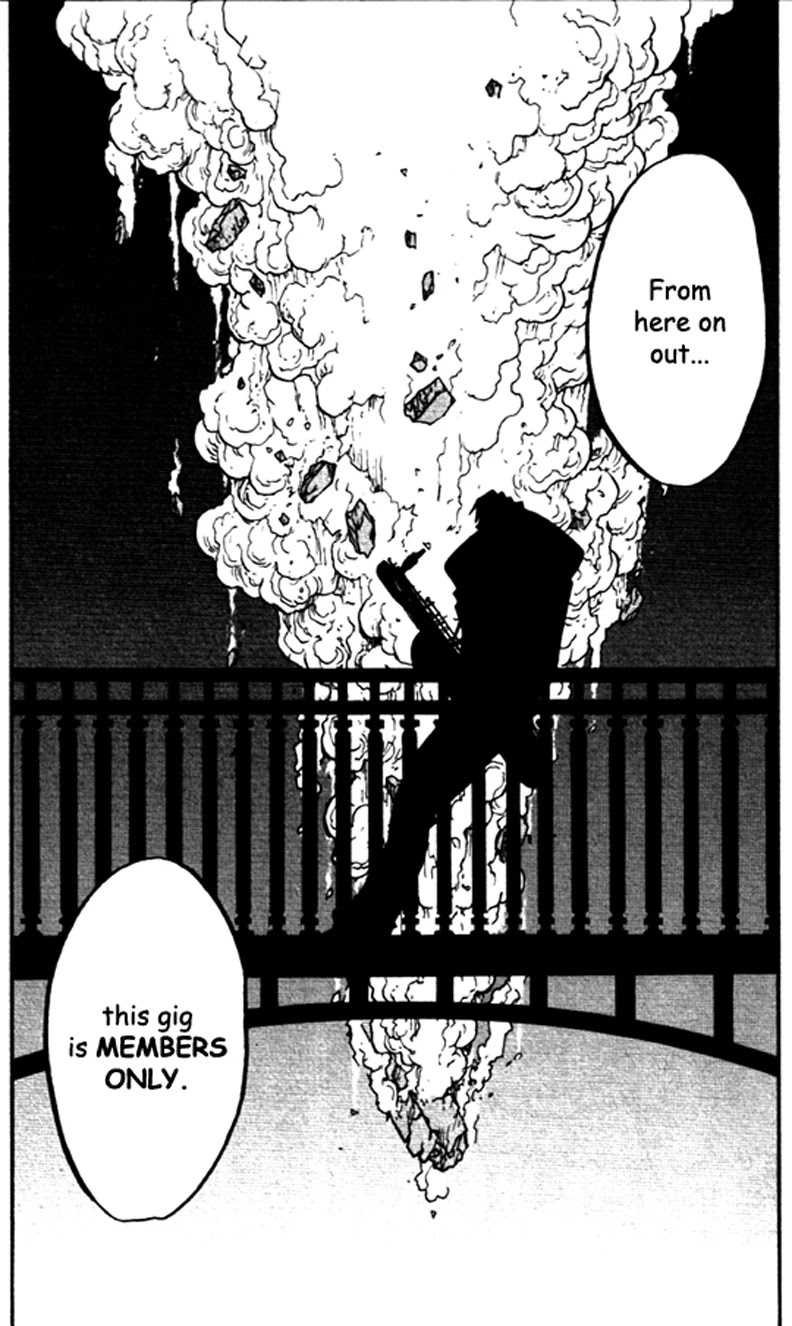 Trigun MAXIMUM Chapter 28 page 24 - Chapter 28: The City, and Then the Banquet of Dogs