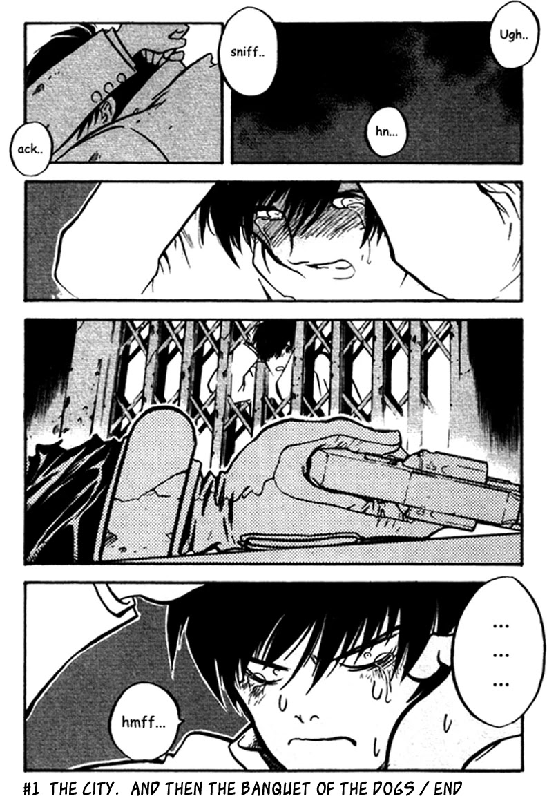 Trigun MAXIMUM Chapter 28 page 28 - Chapter 28: The City, and Then the Banquet of Dogs