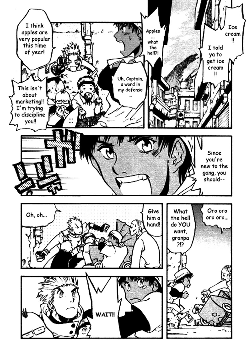Trigun MAXIMUM Chapter 28 page 4 - Chapter 28: The City, and Then the Banquet of Dogs