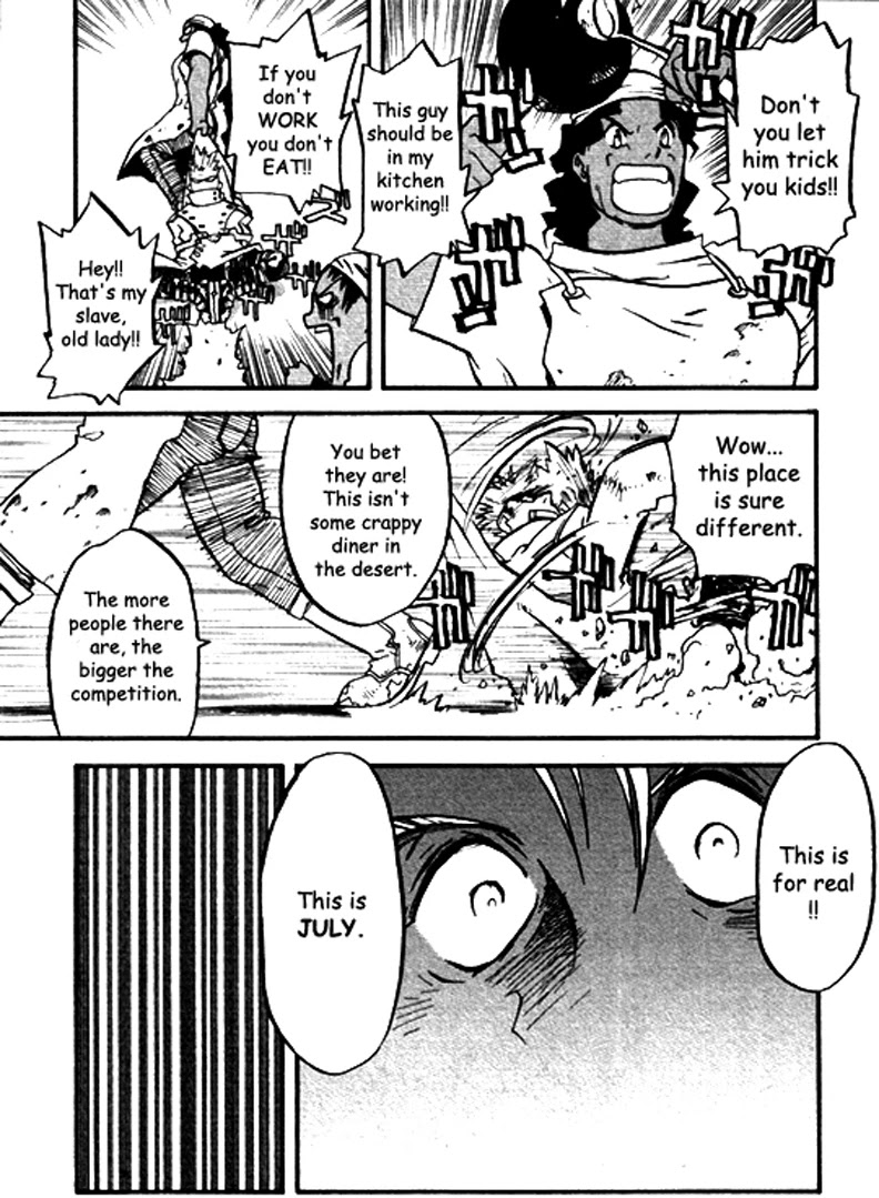 Trigun MAXIMUM Chapter 28 page 5 - Chapter 28: The City, and Then the Banquet of Dogs