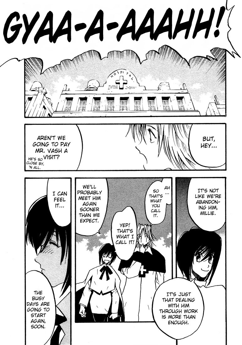 Trigun MAXIMUM Chapter 3 page 29 - Chapter 3: Bravo, Girls!