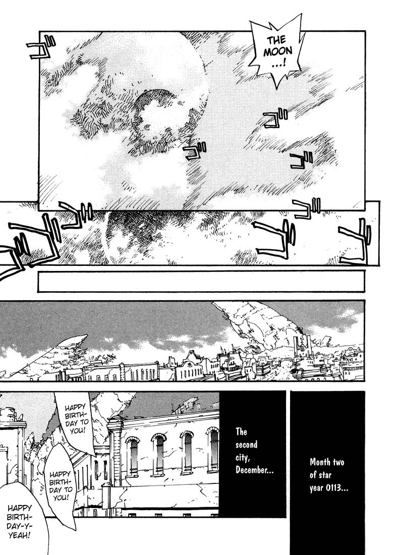 Trigun MAXIMUM Chapter 3 page 4 - Chapter 3: Bravo, Girls!