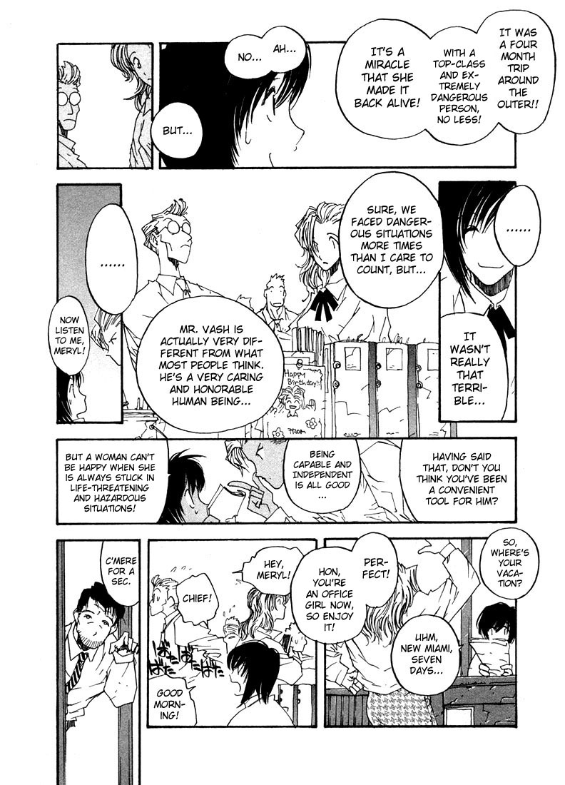 Trigun MAXIMUM Chapter 3 page 6 - Chapter 3: Bravo, Girls!