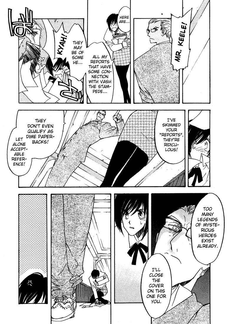 Trigun MAXIMUM Chapter 3 page 9 - Chapter 3: Bravo, Girls!