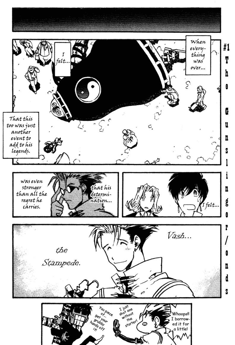 Trigun MAXIMUM Chapter 34 page 31 - Chapter 34: The Gunslinger