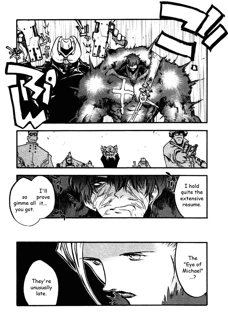 Trigun MAXIMUM Chapter 36 page 11 - Chapter 36: Cross X Assassins
