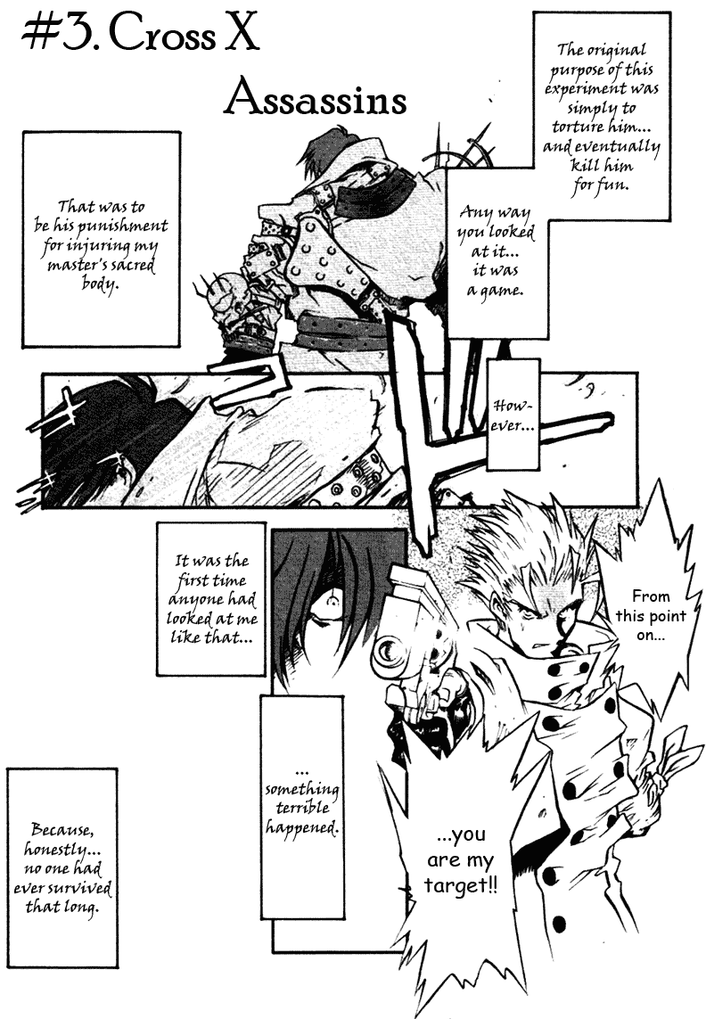 Trigun MAXIMUM Chapter 36 page 2 - Chapter 36: Cross X Assassins