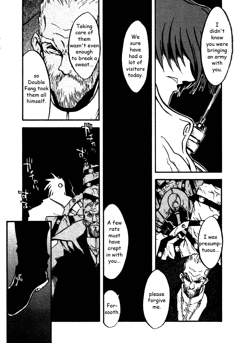 Trigun MAXIMUM Chapter 36 page 22 - Chapter 36: Cross X Assassins