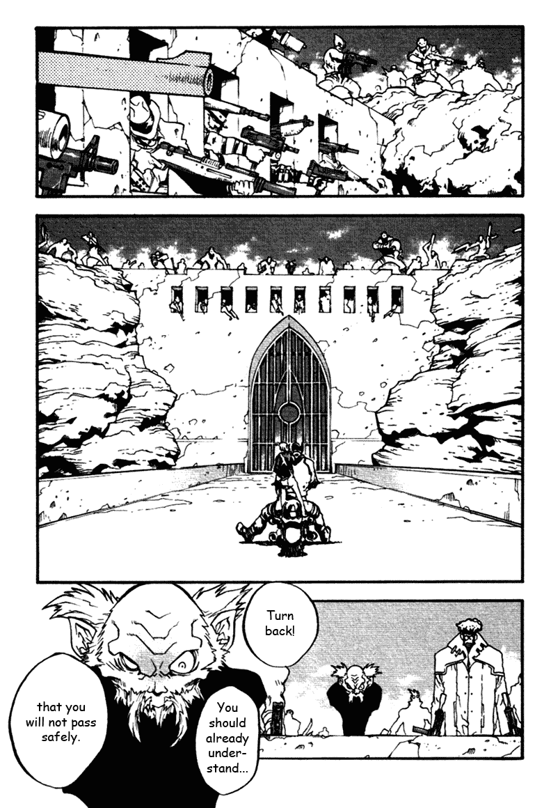 Trigun MAXIMUM Chapter 36 page 9 - Chapter 36: Cross X Assassins