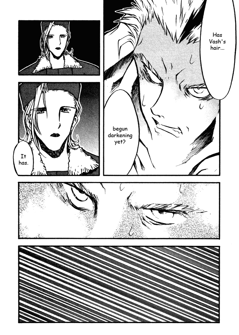 Trigun MAXIMUM Chapter 37 page 28 - Chapter 37: Death Omen