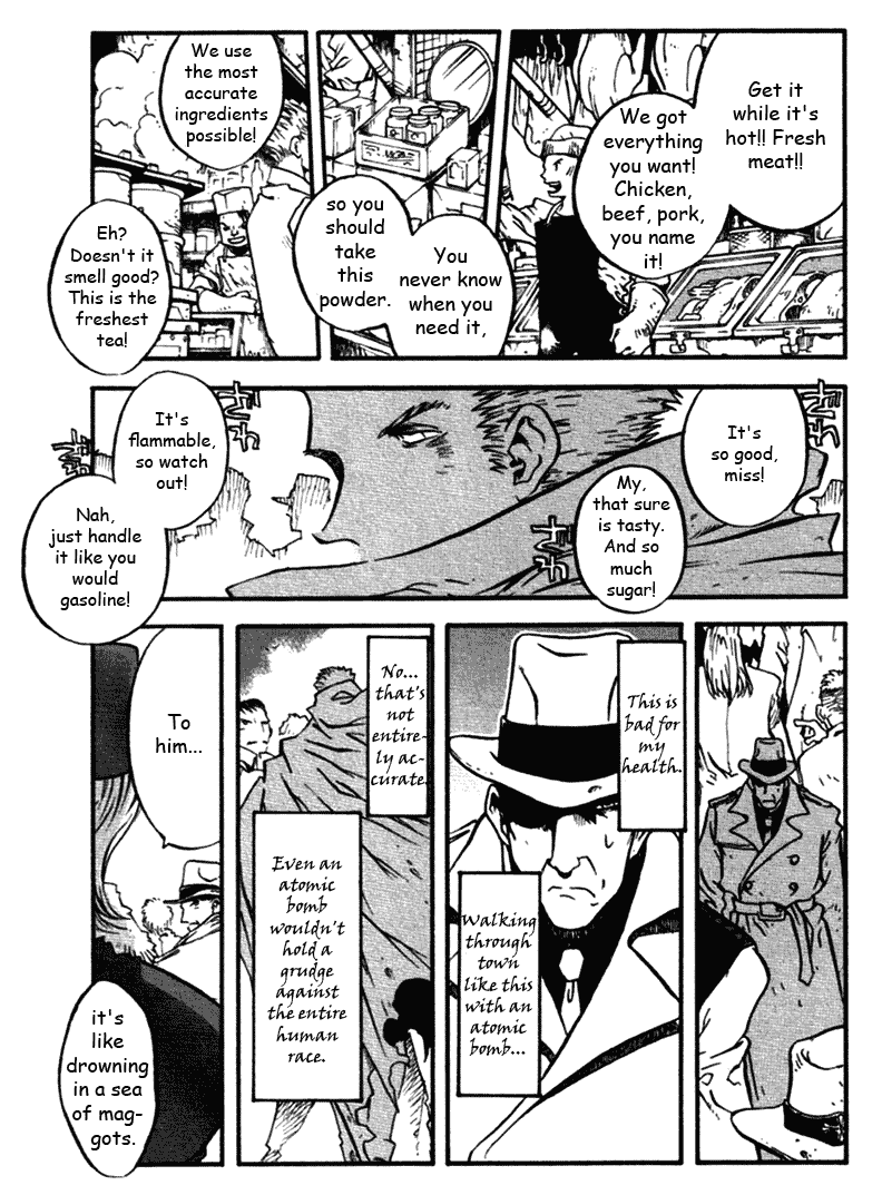 Trigun MAXIMUM Chapter 37 page 4 - Chapter 37: Death Omen