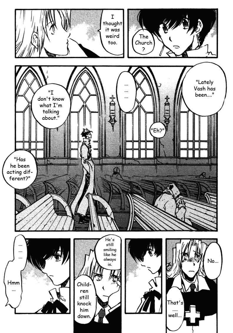 Trigun MAXIMUM Chapter 38 page 6 - Chapter 38: Colorless Expression