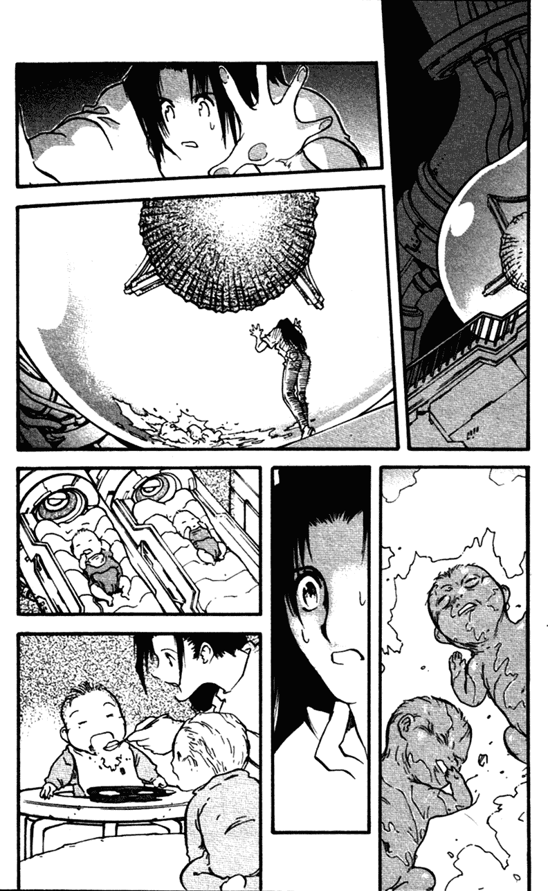 Trigun MAXIMUM Chapter 39 page 18 - Chapter 39: Seeds Voyaging to the Stars, a World Inside a Pod
