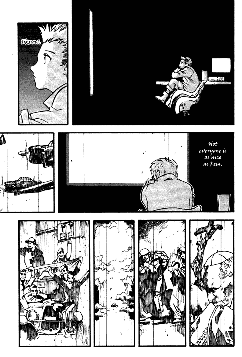 Trigun MAXIMUM Chapter 39 page 23 - Chapter 39: Seeds Voyaging to the Stars, a World Inside a Pod