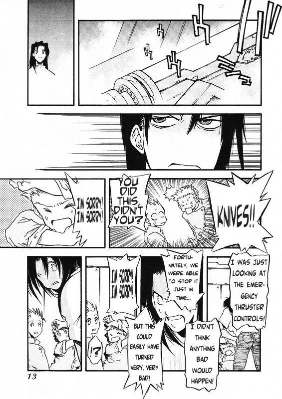 Trigun MAXIMUM Chapter 40 page 14 - Chapter 40: Happy Days.