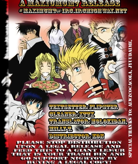 Trigun MAXIMUM Chapter 41 page 1 - Chapter 41: Separate Ways