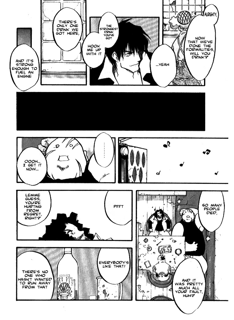 Trigun MAXIMUM Chapter 43 page 14 - Chapter 43: Deadbeats n' Blues