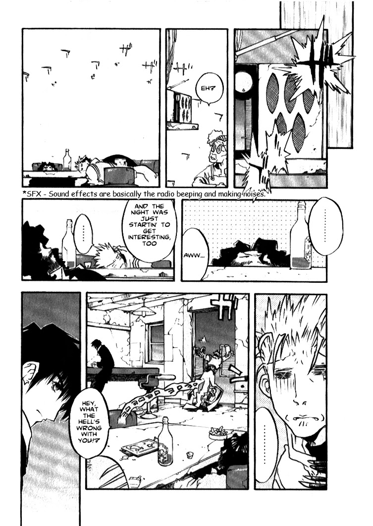 Trigun MAXIMUM Chapter 43 page 16 - Chapter 43: Deadbeats n' Blues