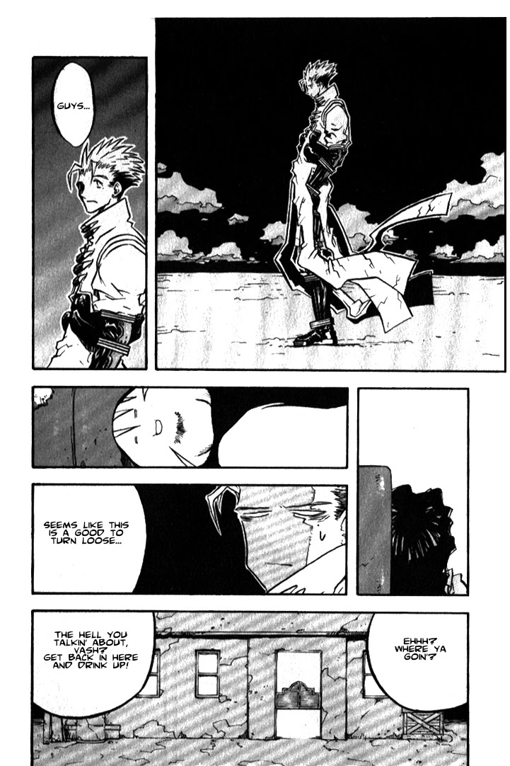 Trigun MAXIMUM Chapter 43 page 26 - Chapter 43: Deadbeats n' Blues