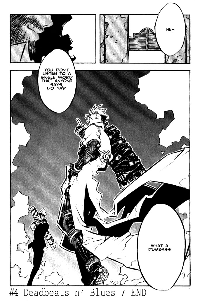 Trigun MAXIMUM Chapter 43 page 28 - Chapter 43: Deadbeats n' Blues