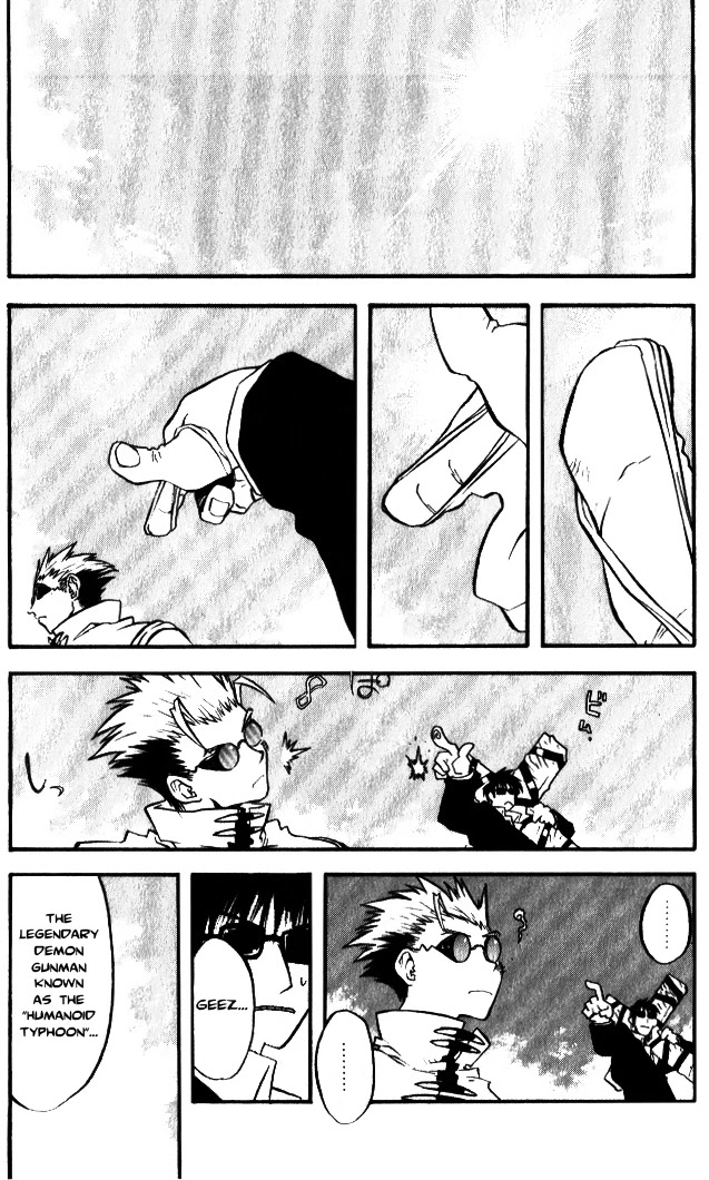 Trigun MAXIMUM Chapter 43 page 4 - Chapter 43: Deadbeats n' Blues