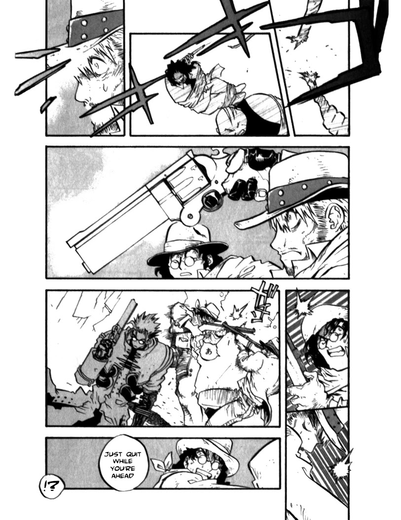 Trigun MAXIMUM Chapter 43 page 8 - Chapter 43: Deadbeats n' Blues