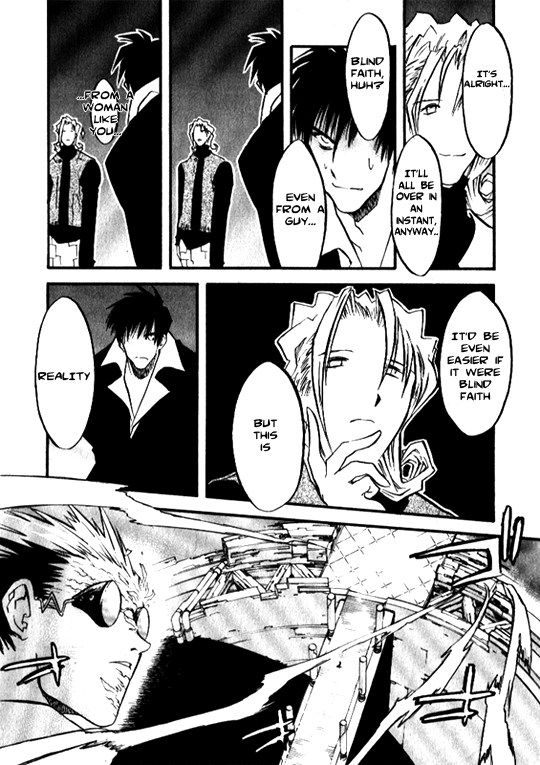 Trigun MAXIMUM Chapter 44 page 23 - Chapter 44: A Late Arrival to the End of the World