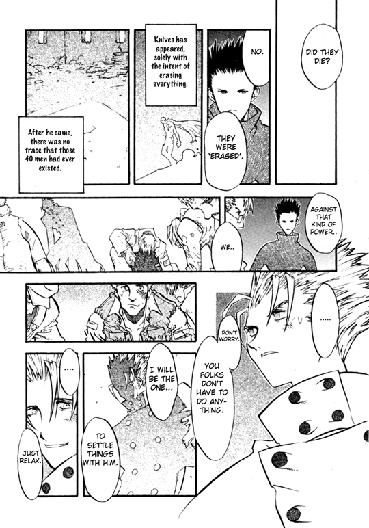 Trigun MAXIMUM Chapter 48 page 9 - Chapter 48: Counter-Attack