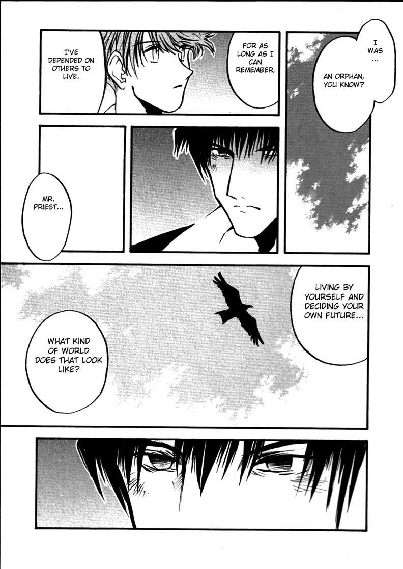 Trigun MAXIMUM Chapter 51 page 11 - Chapter 51: Wolfwood Spin-Off - Freed Bird