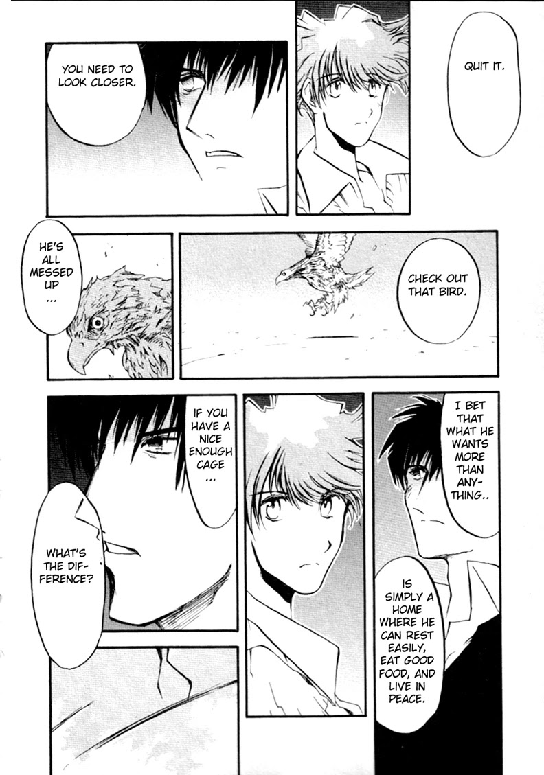 Trigun MAXIMUM Chapter 51 page 12 - Chapter 51: Wolfwood Spin-Off - Freed Bird