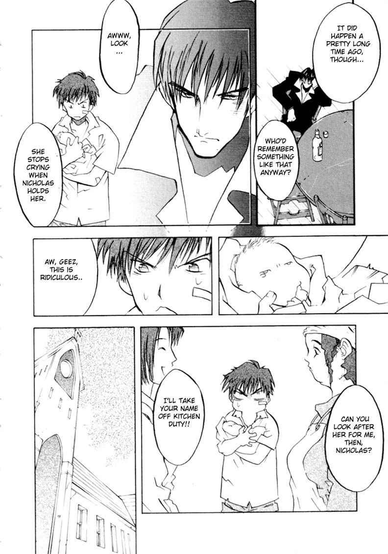 Trigun MAXIMUM Chapter 51 page 14 - Chapter 51: Wolfwood Spin-Off - Freed Bird
