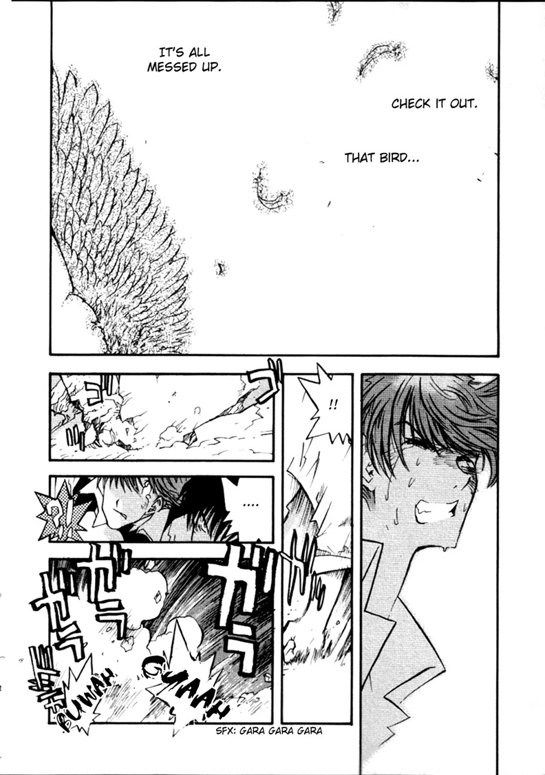 Trigun MAXIMUM Chapter 51 page 28 - Chapter 51: Wolfwood Spin-Off - Freed Bird