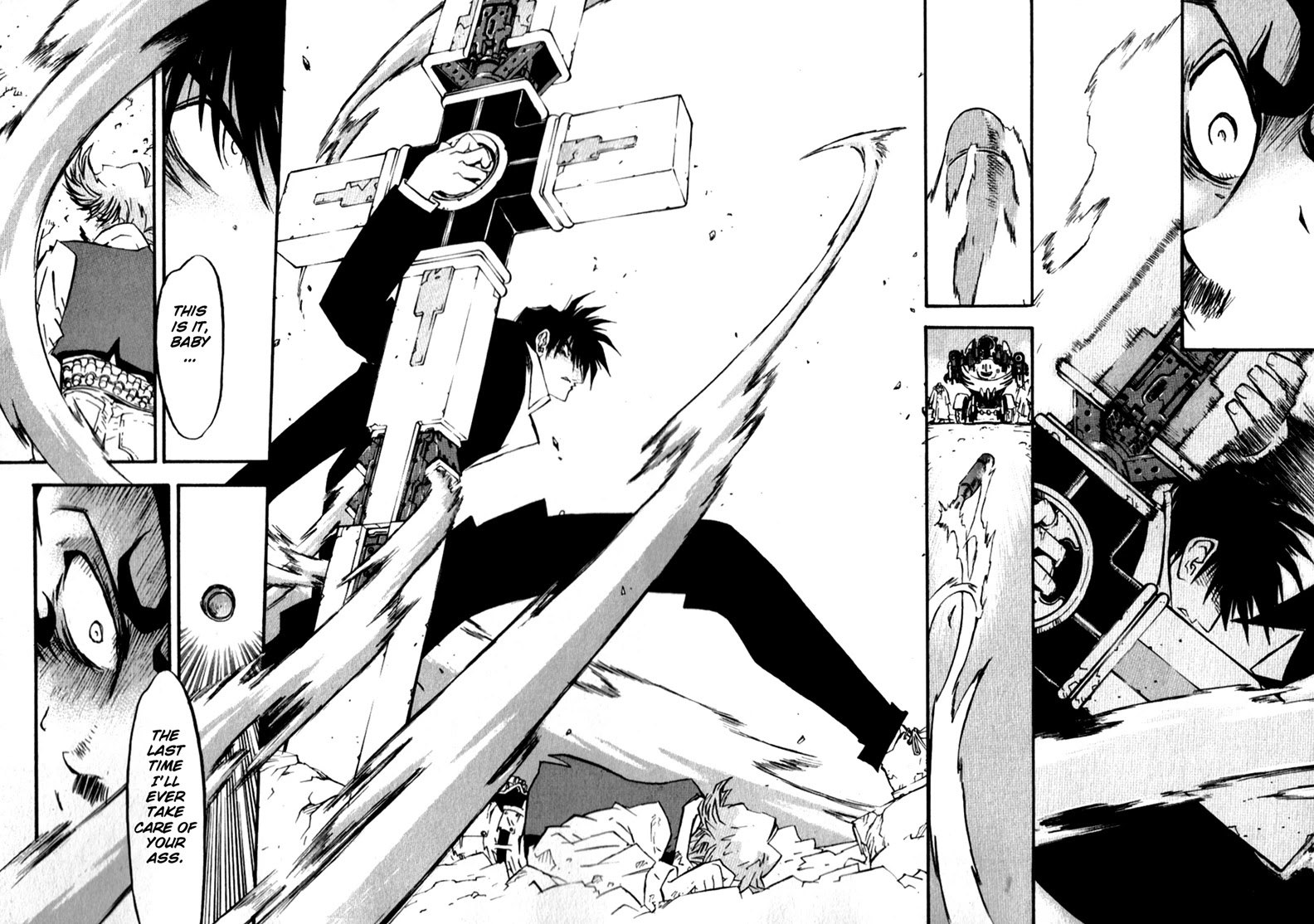 Trigun MAXIMUM Chapter 51 page 32 - Chapter 51: Wolfwood Spin-Off - Freed Bird