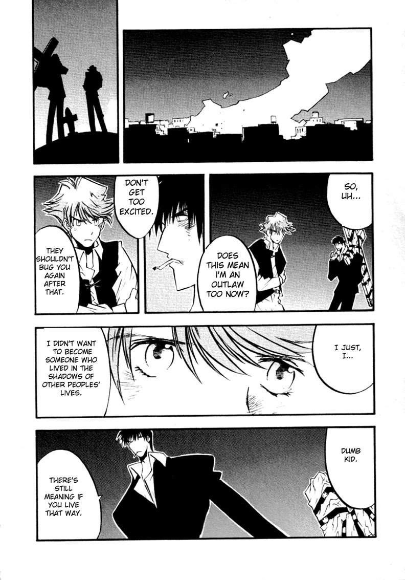 Trigun MAXIMUM Chapter 51 page 33 - Chapter 51: Wolfwood Spin-Off - Freed Bird
