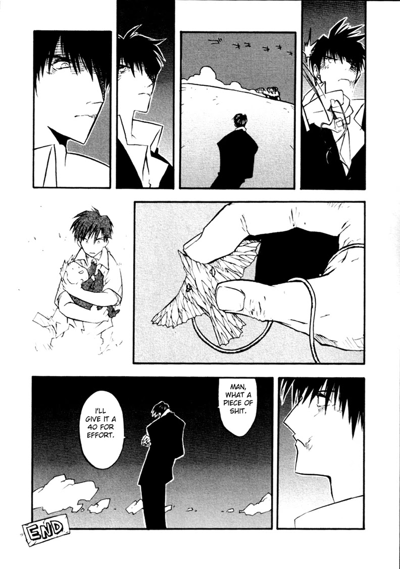 Trigun MAXIMUM Chapter 51 page 35 - Chapter 51: Wolfwood Spin-Off - Freed Bird