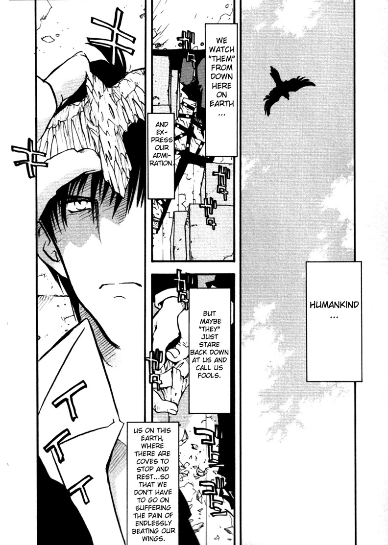 Trigun MAXIMUM Chapter 51 page 4 - Chapter 51: Wolfwood Spin-Off - Freed Bird