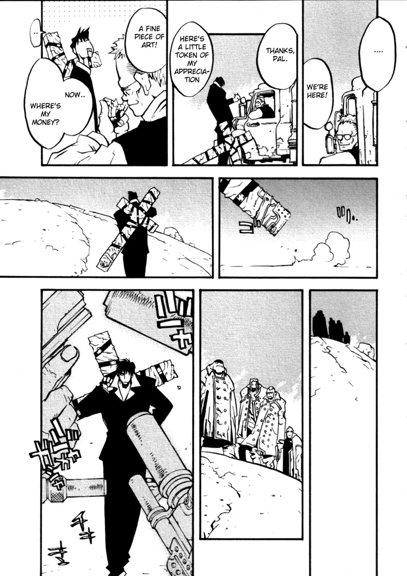 Trigun MAXIMUM Chapter 51 page 5 - Chapter 51: Wolfwood Spin-Off - Freed Bird