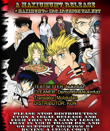 Trigun MAXIMUM Chapter 56 page 1 - Chapter 56: Pandemonium