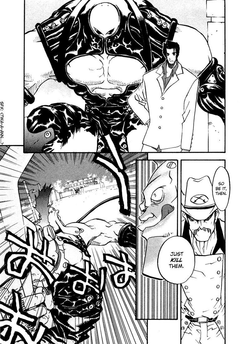 Trigun MAXIMUM Chapter 7 page 12 - Chapter 7: Return of the Blue Wing of Death
