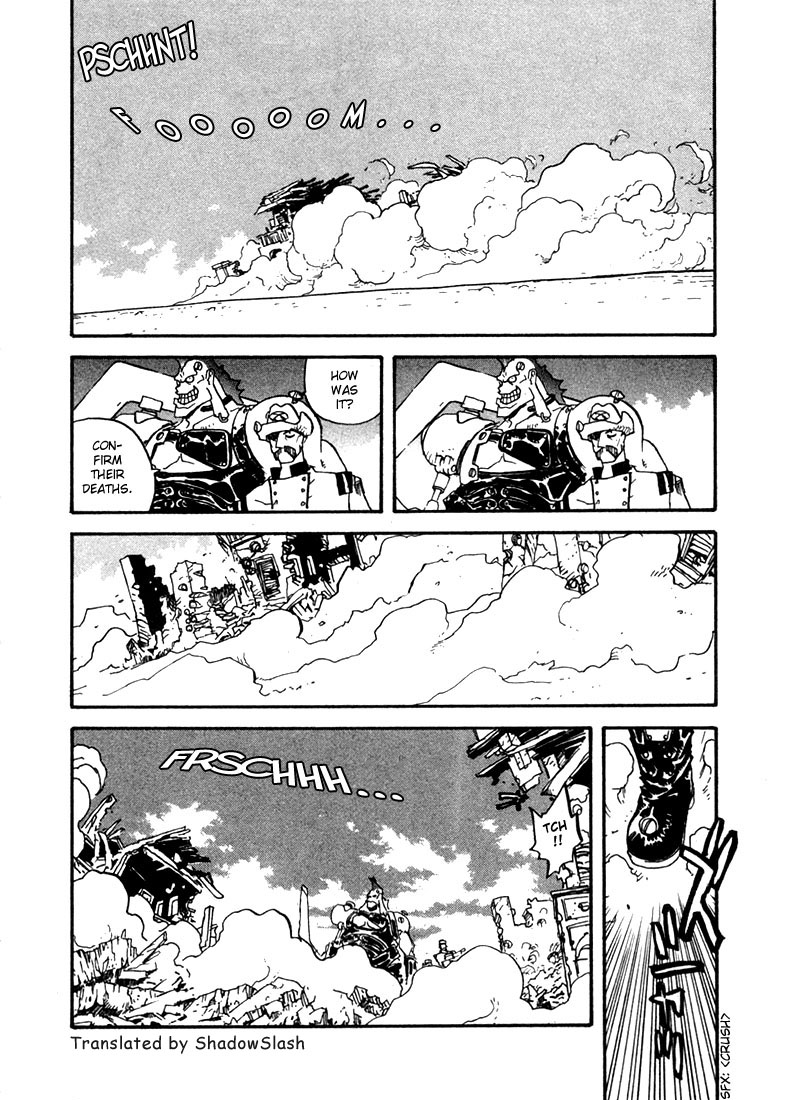 Trigun MAXIMUM Chapter 7 page 16 - Chapter 7: Return of the Blue Wing of Death