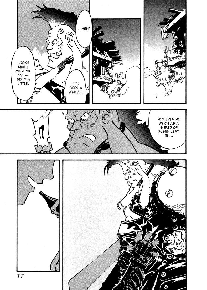 Trigun MAXIMUM Chapter 7 page 17 - Chapter 7: Return of the Blue Wing of Death