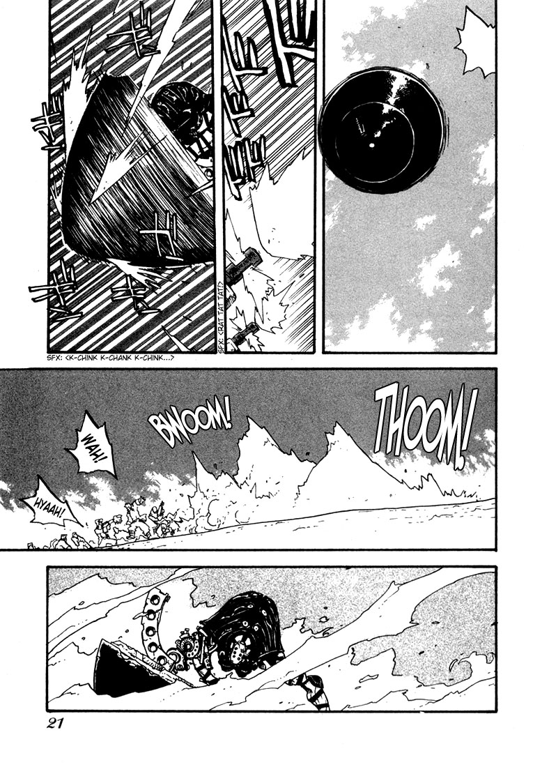 Trigun MAXIMUM Chapter 7 page 21 - Chapter 7: Return of the Blue Wing of Death
