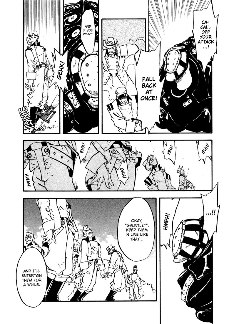 Trigun MAXIMUM Chapter 7 page 22 - Chapter 7: Return of the Blue Wing of Death