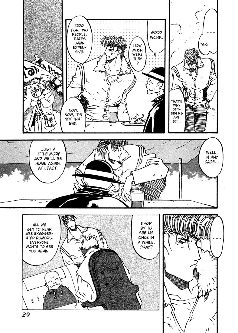 Trigun MAXIMUM Chapter 7 page 28 - Chapter 7: Return of the Blue Wing of Death